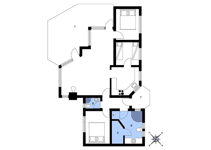 Сasa de vacaciones 6624-allinge-gjedelokken-21